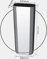 Moule inox plat pour crème glacée sur bâtonnets