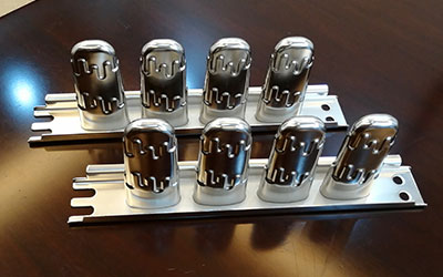 Moule inox Vitaline 4 voies pour crème glacée