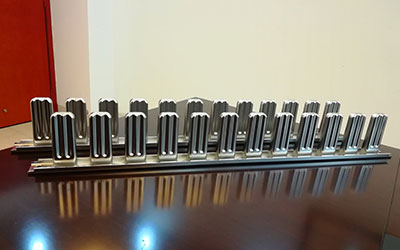 Moule inox Vitaline à 12 cavités pour machine à crème glacée