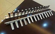 Moule à glace en acier inoxydable Vitaline 14 cavités pour ligne de production de glaces sur bâtonnets