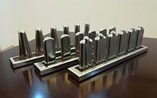 Moule inox 6 cavités pour bâtonnets de crème glacée